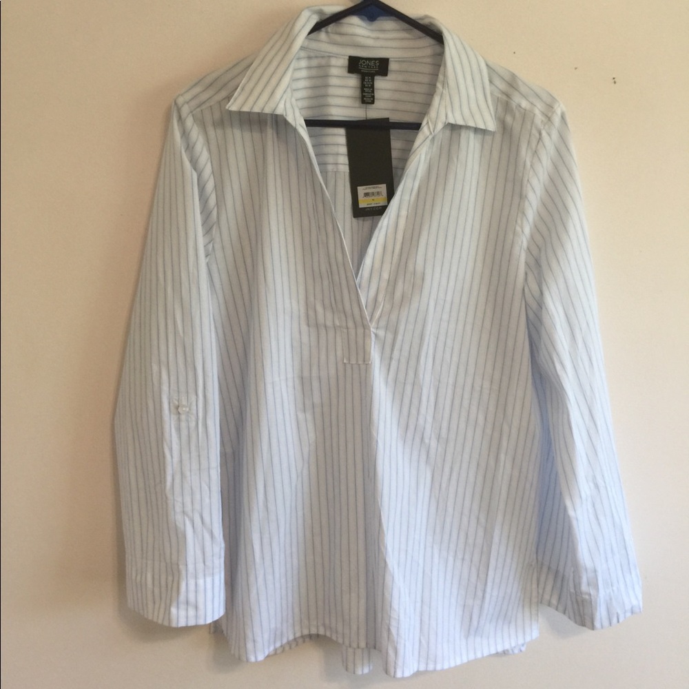 JONES NY LONG SLEEVE BLOUSE Sz M NWT